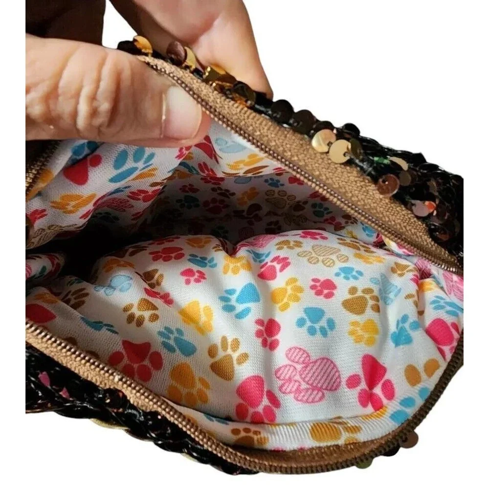 TY Girls Purses Set of 2 Sequin Bamboo & Brutus